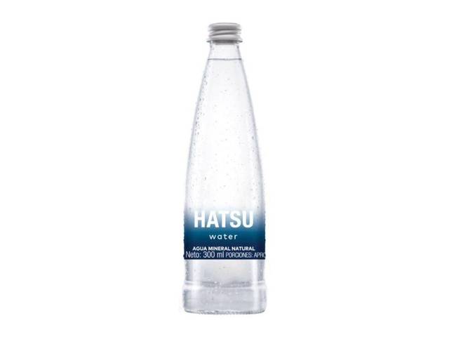 Agua hatsu con o sin gas