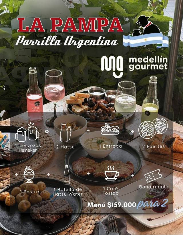 Menú Medellín Gourmet para 2
